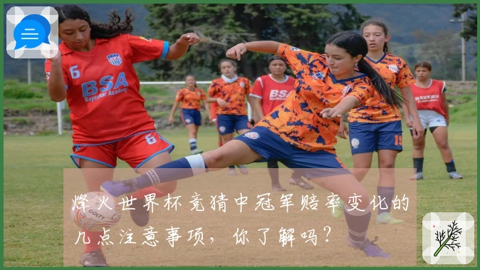 烽火世界杯竞猜中冠军赔率变化的几点注意事项，你了解吗？